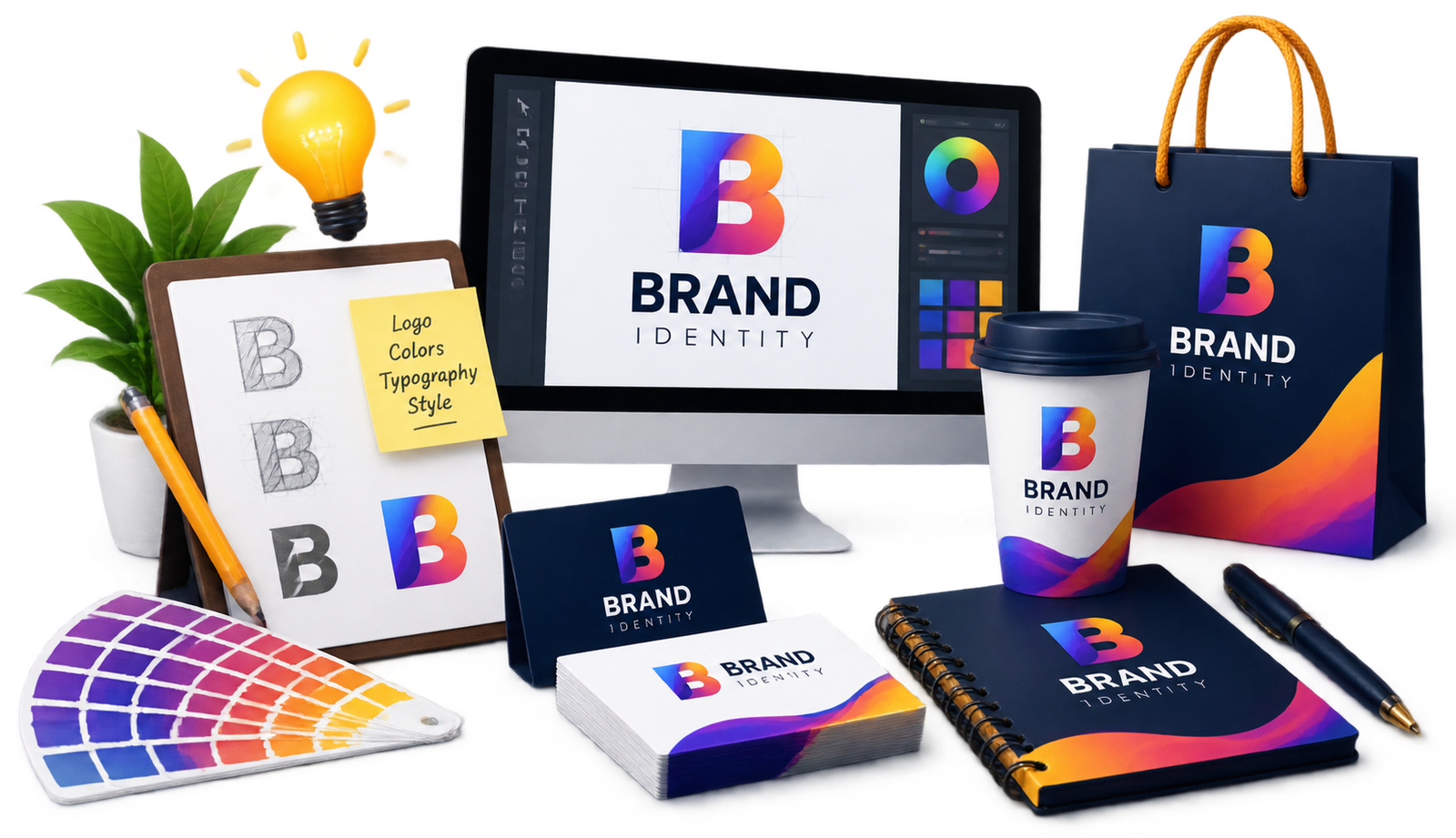 Brand identity and logo design service
